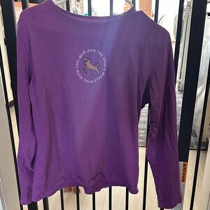 Purple Life is Good long sleeve